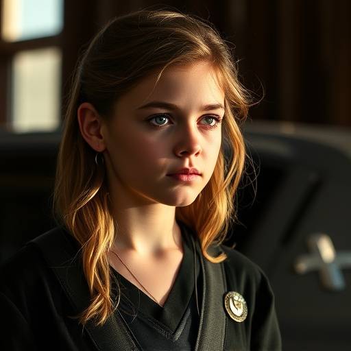Film still from Chloe Davis' episode of 'Heartland Heroes'